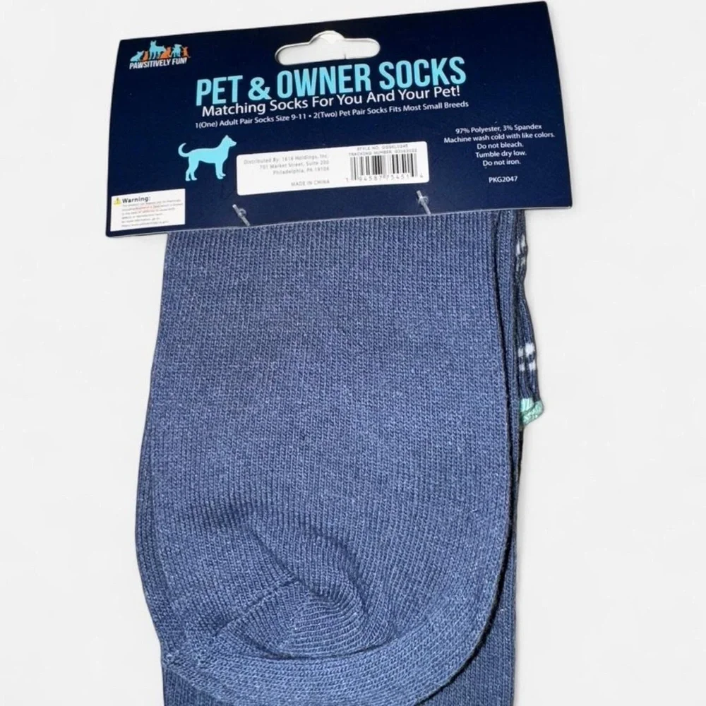 Life Goals Rescue Dogs Matching Pet & Owner Socks Set